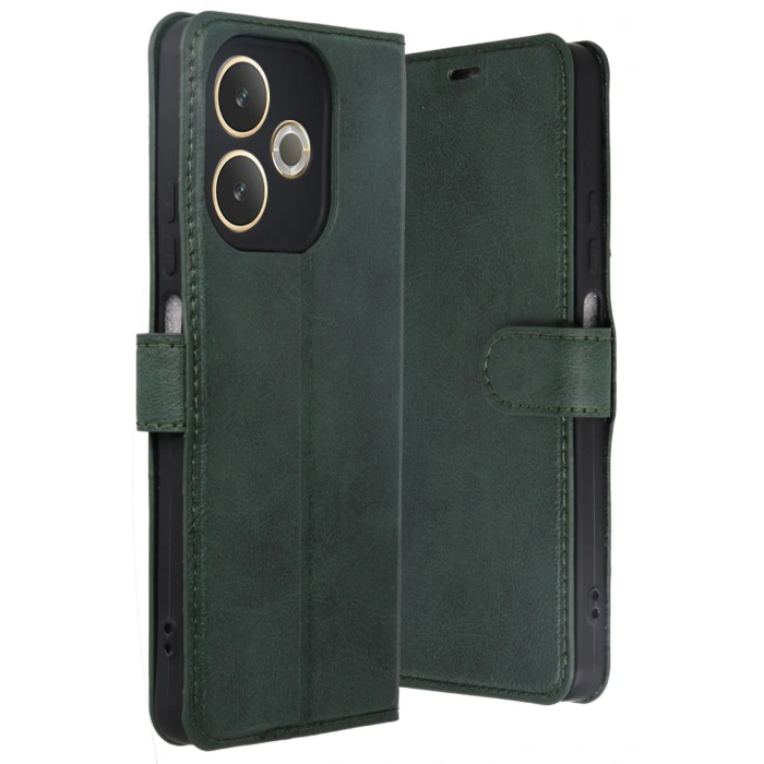 HarmonyAura Oppo A5 Pro 4G Trend S Plus Kapaklı Kılıf - Yeşil