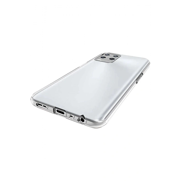 HarmonyAura  Oppo A54 4g Kılıf Deluxe 2mm Şeffaf Silikon - Şeffaf