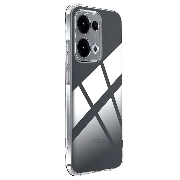 HarmonyAura Oppo A6 Pro 4G Lüx Şeffaf Silikon - Şeffaf