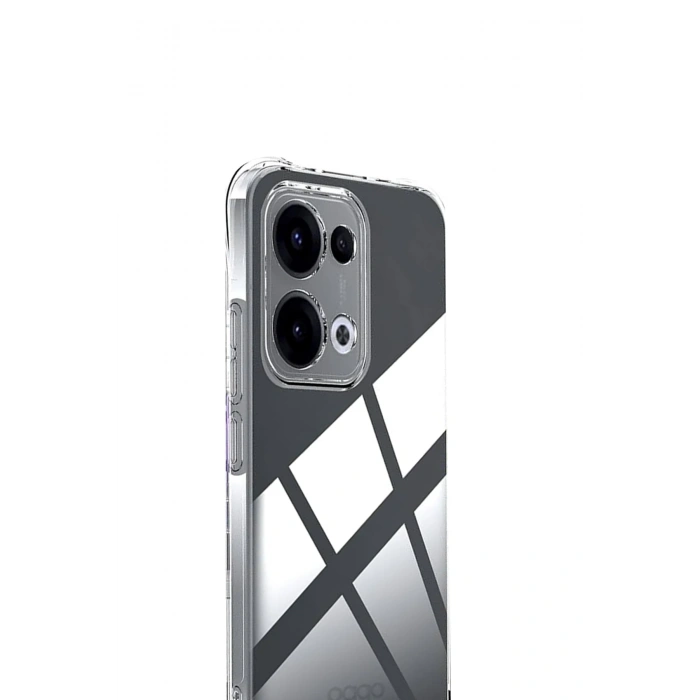 HarmonyAura Oppo A6 Pro 4G Lüx Şeffaf Silikon - Şeffaf