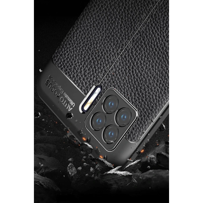 HarmonyAura  Oppo A73 Kılıf Auto Focus Kapak - Kırmızı