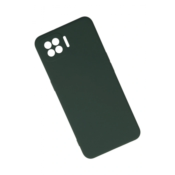 HarmonyAura  Oppo A73 Kılıf Nano Içi Kadife Silikon - Koyu Yeşil