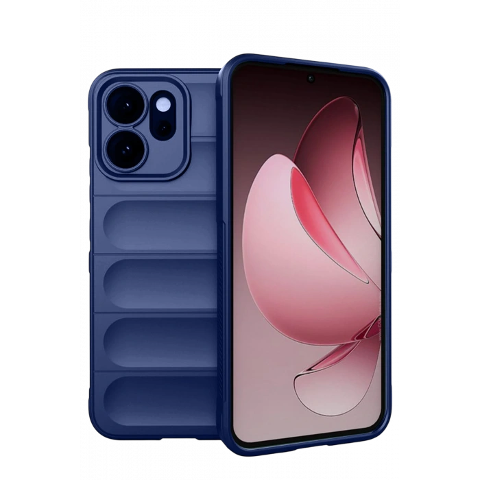 HarmonyAura Oppo Reno 14 Optimum Silikon - Lacivert