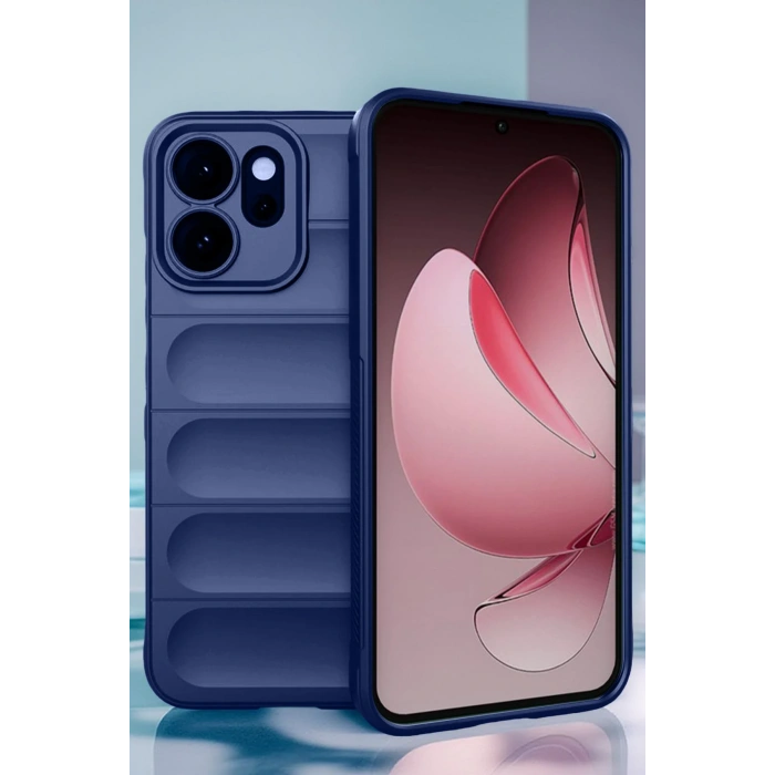 HarmonyAura Oppo Reno 14 Optimum Silikon - Lacivert