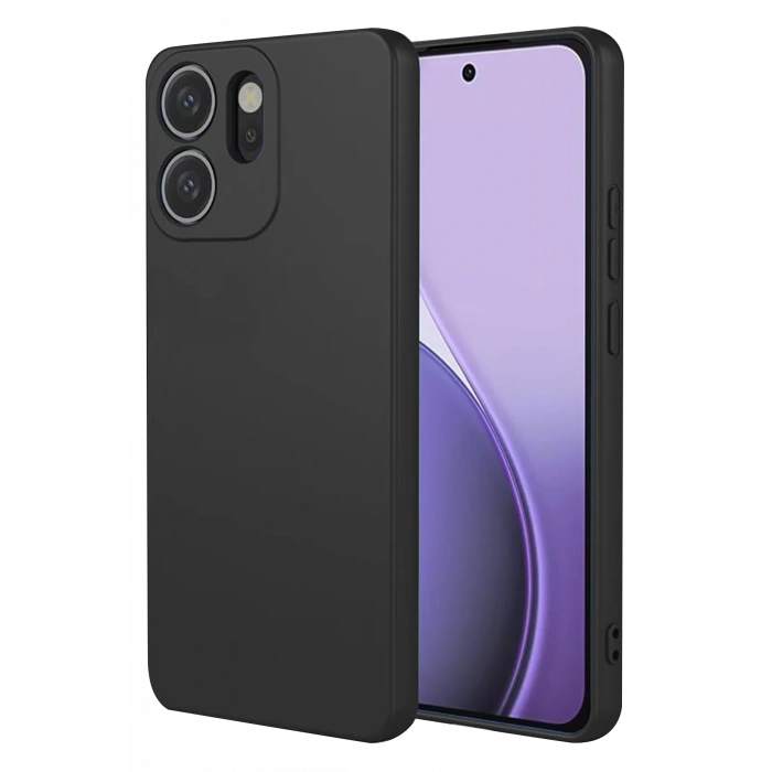 HarmonyAura Oppo Reno 14F First Silikon - Siyah