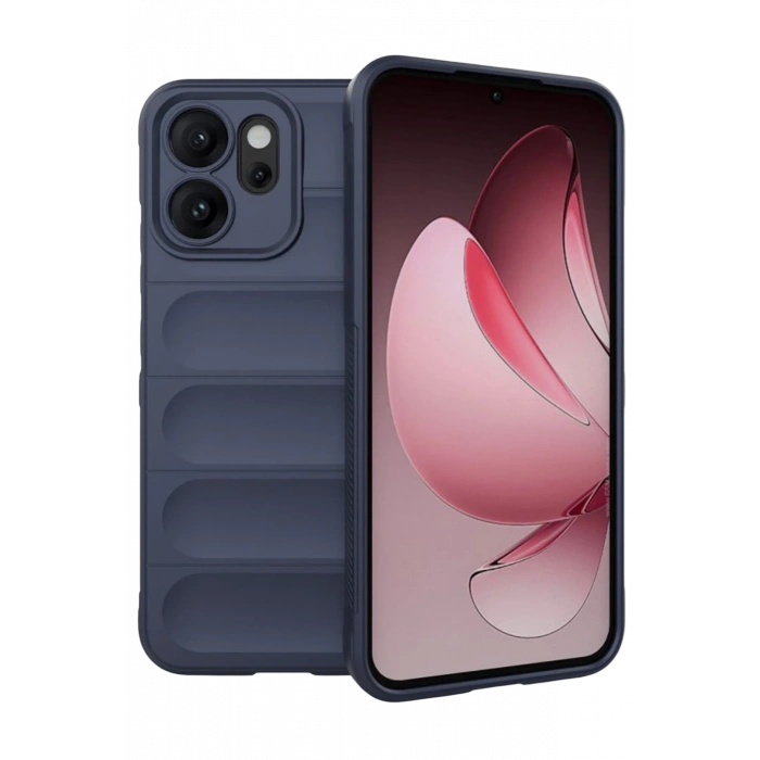 HarmonyAura Oppo Reno 14F Optimum Silikon - Lacivert