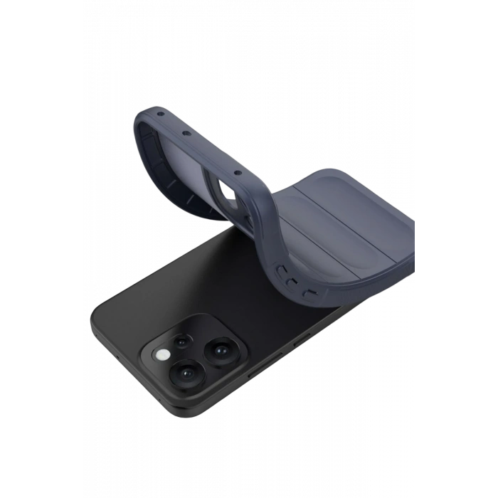 HarmonyAura Oppo Reno 14F Optimum Silikon - Lacivert