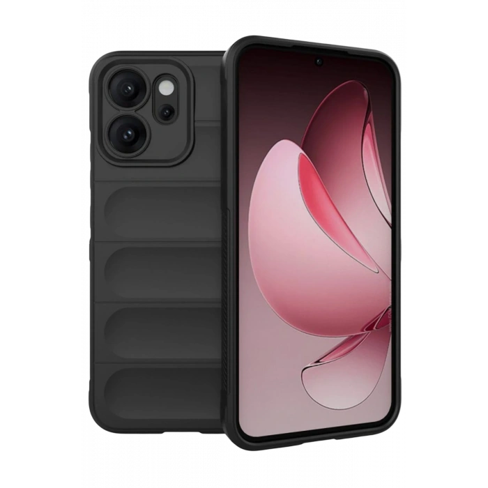 HarmonyAura Oppo Reno 14F Optimum Silikon - Siyah