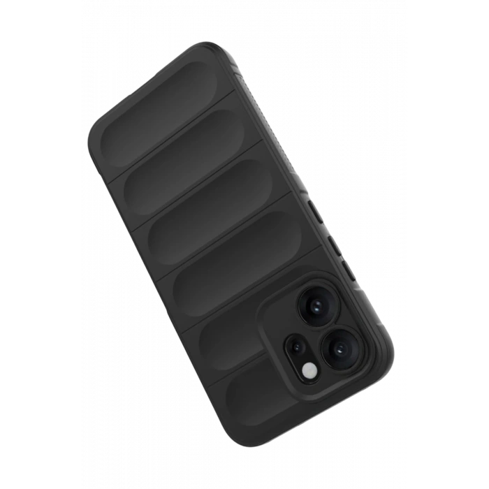 HarmonyAura Oppo Reno 14F Optimum Silikon - Siyah