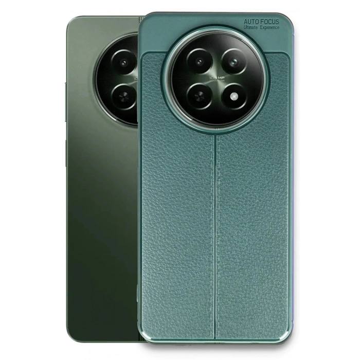 HarmonyAura  Realme 12 5g Kılıf Auto Focus Kapak - Koyu Yeşil