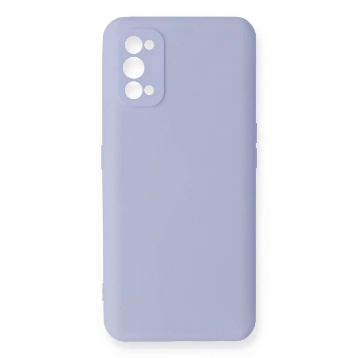 HarmonyAura  Realme 7 Pro Kılıf Nano Içi Kadife Silikon - Lila