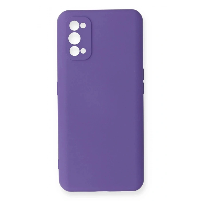 HarmonyAura  Realme 7 Pro Kılıf Nano Içi Kadife Silikon - Mor