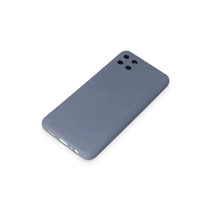 HarmonyAura  Realme C11 Kılıf Nano Içi Kadife Silikon - Gri