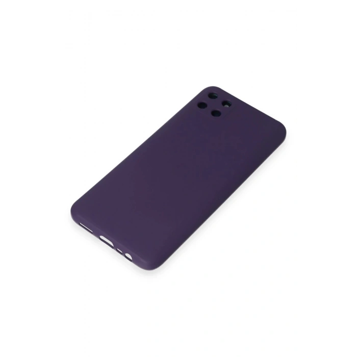 HarmonyAura  Realme C11 Kılıf Nano Içi Kadife Silikon - Mor