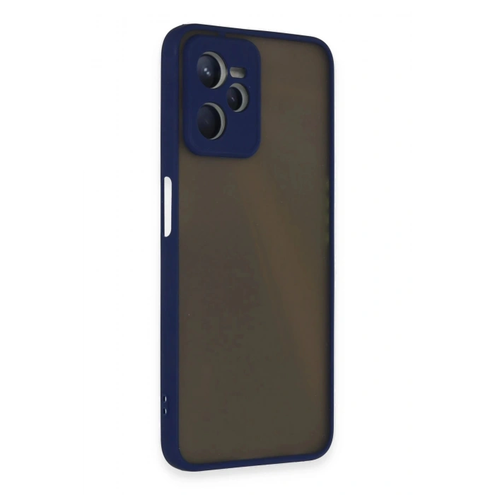 HarmonyAura  Realme C35 Kılıf Montreal Silikon Kapak - Lacivert