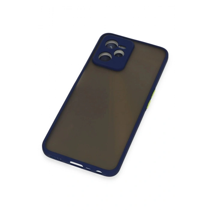 HarmonyAura  Realme C35 Kılıf Montreal Silikon Kapak - Lacivert