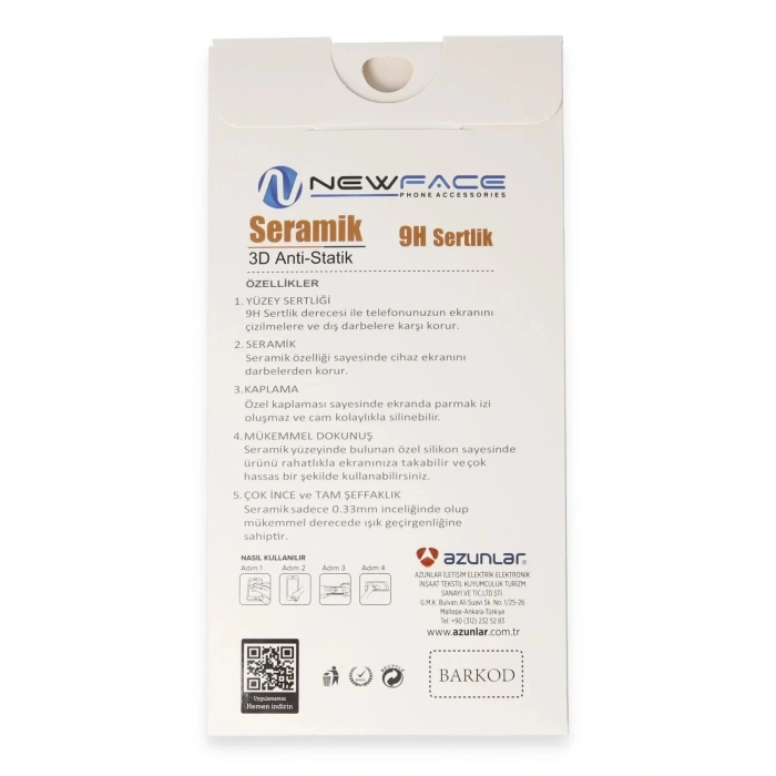 HarmonyAura  Realme C53 3d Antistatik Mat Seramik Nano Ekran Koruyucu