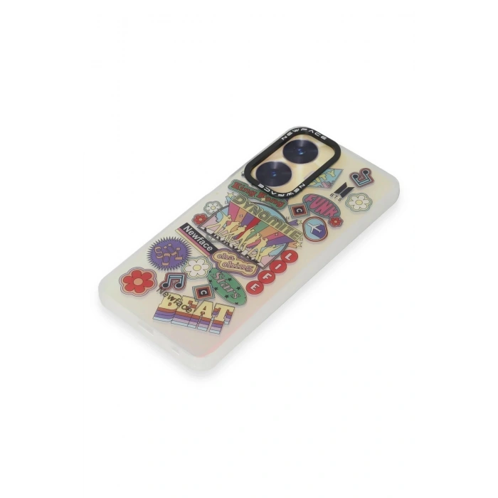 HarmonyAura  Realme C55 Kılıf Estoril Desenli Kapak - Estoril - 14