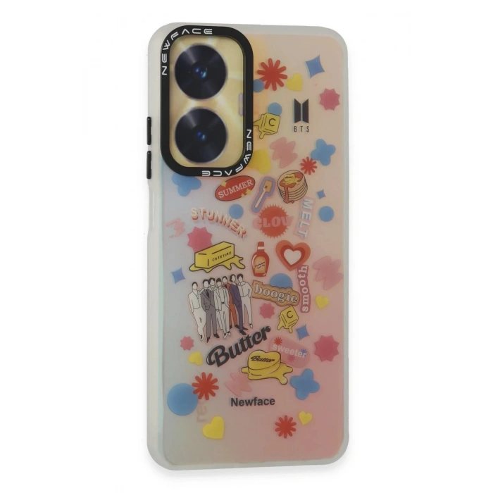 HarmonyAura  Realme C55 Kılıf Estoril Desenli Kapak - Estoril - 16