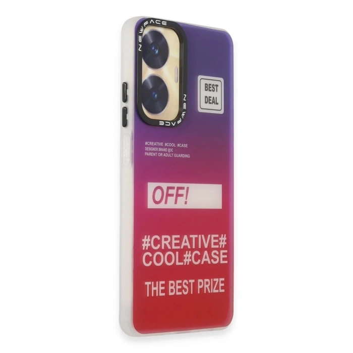 HarmonyAura  Realme C55 Kılıf Estoril Desenli Kapak - Estoril - 9