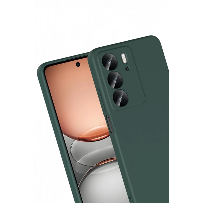 HarmonyAura Realme C75 4G First Silikon - Koyu Yeşil