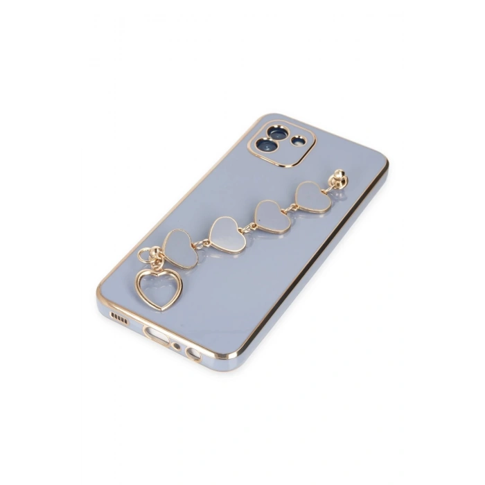 HarmonyAura  Samsung Galaxy A03 Kılıf Esila Silikon - Gri