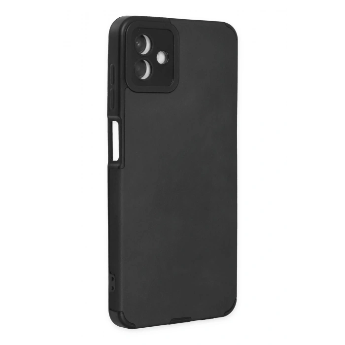 HarmonyAura  Samsung Galaxy A04 Kılıf Loop Deri Silikon - Siyah