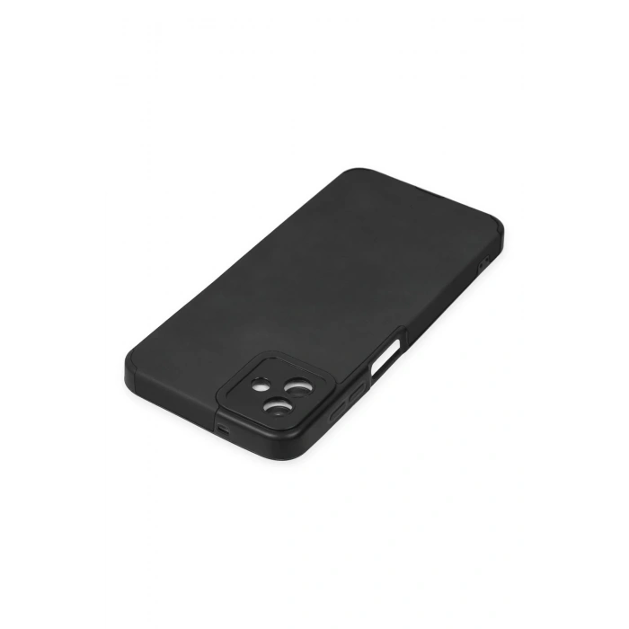 HarmonyAura  Samsung Galaxy A04 Kılıf Loop Deri Silikon - Siyah