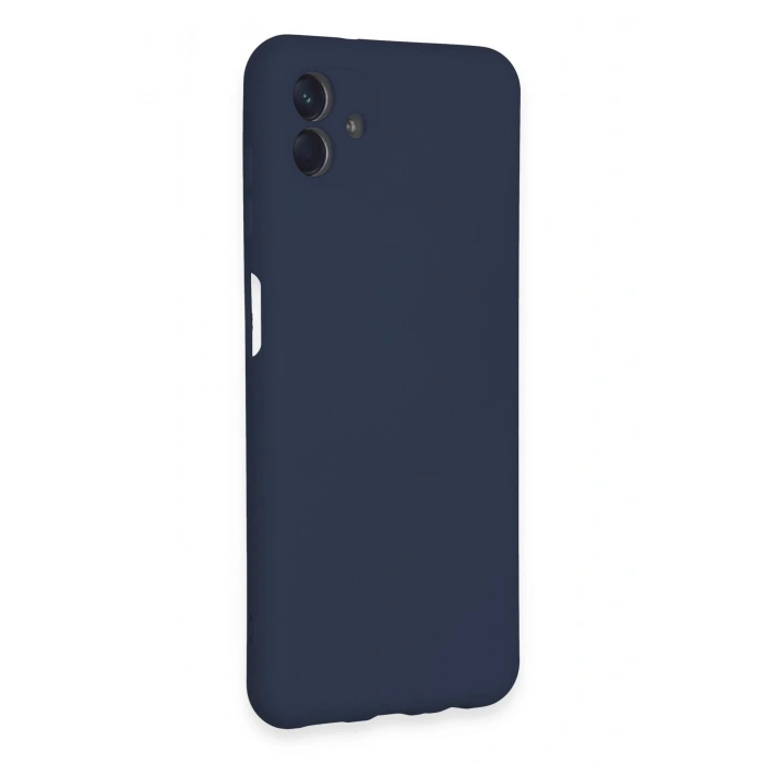 HarmonyAura  Samsung Galaxy A04e Kılıf Nano Içi Kadife Silikon - Lacivert