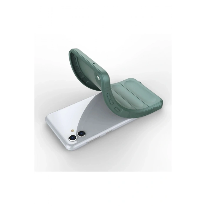 HarmonyAura  Samsung Galaxy A04e Kılıf Optimum Silikon - Koyu Yeşil