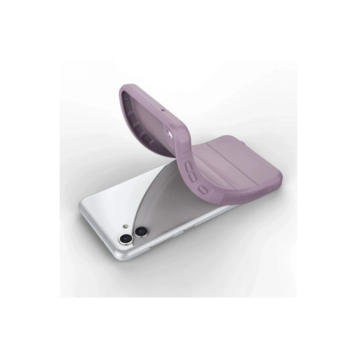 HarmonyAura  Samsung Galaxy A04e Kılıf Optimum Silikon - Mor