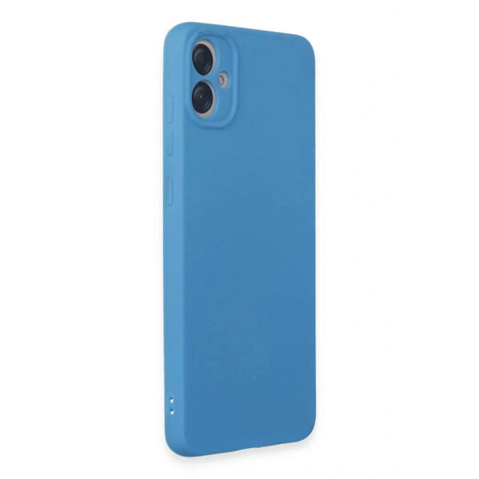 HarmonyAura  Samsung Galaxy A05 Kılıf First Silikon - Mavi