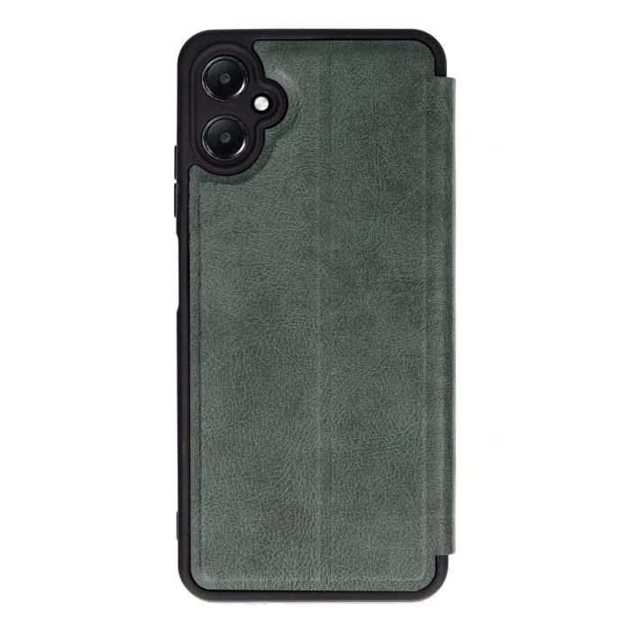 HarmonyAura  Samsung Galaxy A05 Kılıf Flip Cover - Koyu Yeşil