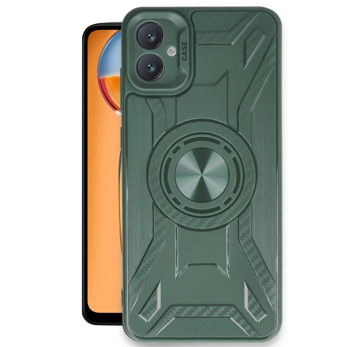 HarmonyAura  Samsung Galaxy A05 Kılıf Lincoln Silikon - Koyu Yeşil