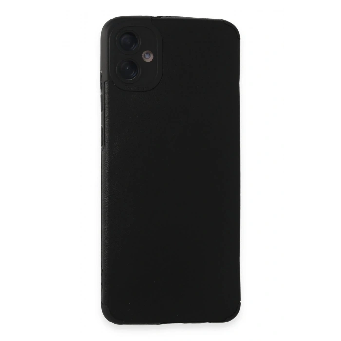 HarmonyAura  Samsung Galaxy A05 Kılıf Loop Deri Silikon - Siyah