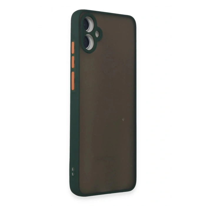 HarmonyAura  Samsung Galaxy A05 Kılıf Montreal Silikon Kapak - Yeşil