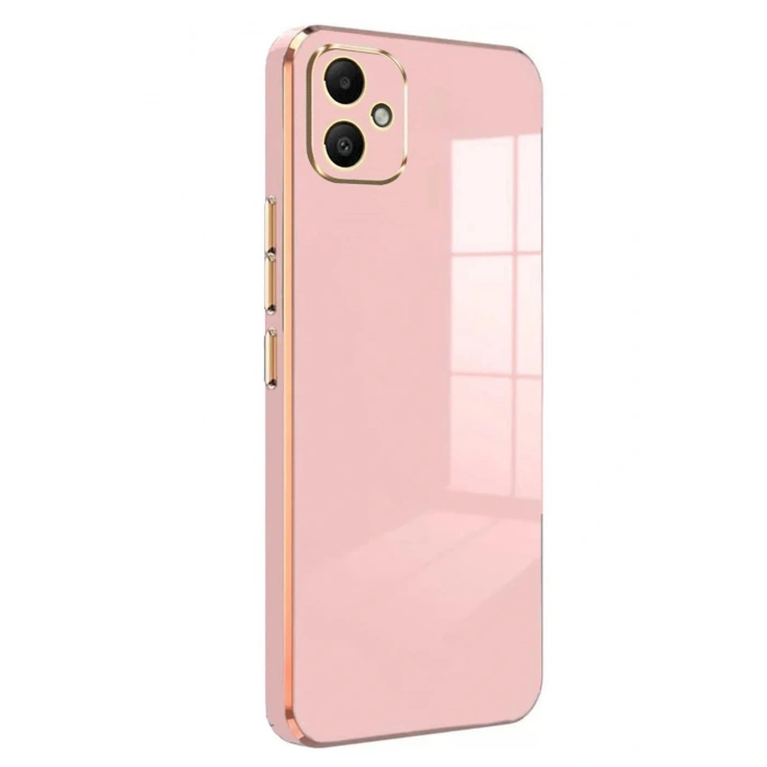 HarmonyAura  Samsung Galaxy A05 Kılıf Volet Silikon - Pembe