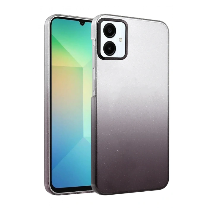 HarmonyAura Samsung Galaxy A06 Glossy Kapak - Siyah