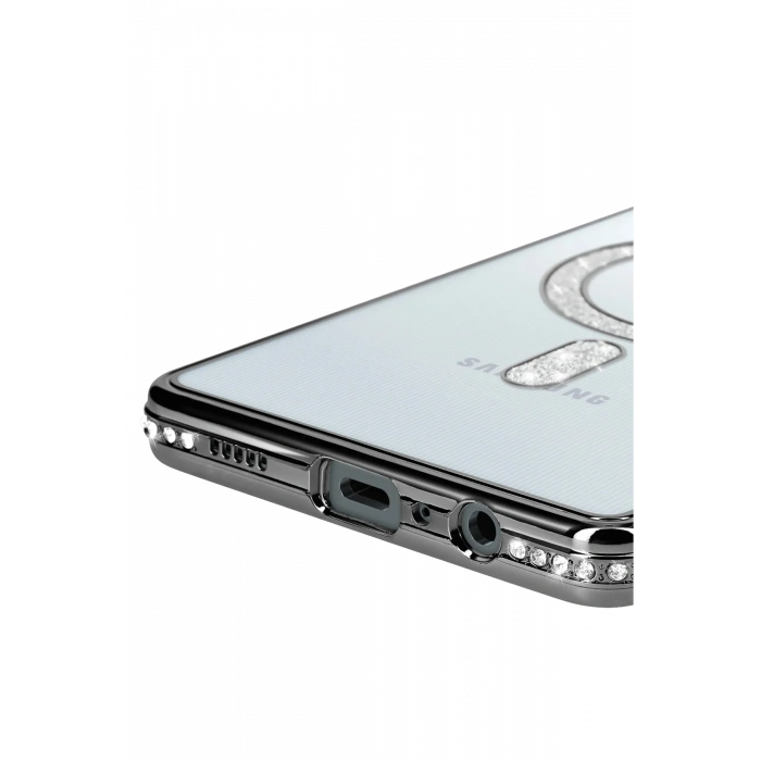 HarmonyAura Samsung Galaxy A06 Joke Simli Magneticsafe Kılıf - Siyah