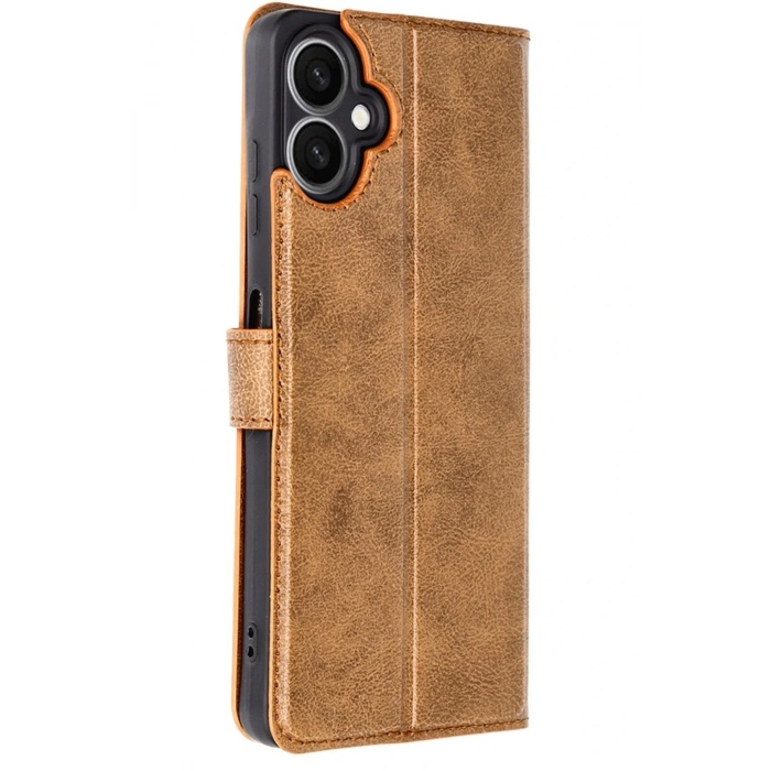 HarmonyAura  Samsung Galaxy A06 Kılıf Trend S Plus Kapaklı Kılıf - Taba