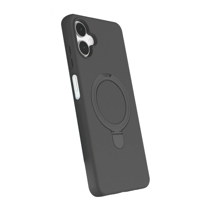 HarmonyAura Samsung Galaxy A06 Regal Magsafe Standlı Kapak - Titan Gri