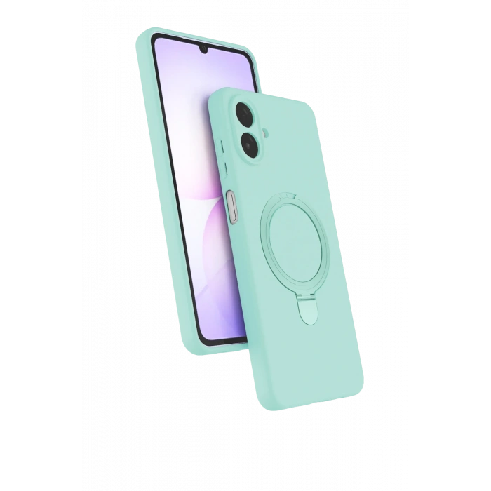 HarmonyAura Samsung Galaxy A07 4G Regal Magsafe Standlı Kapak - Su Yeşili