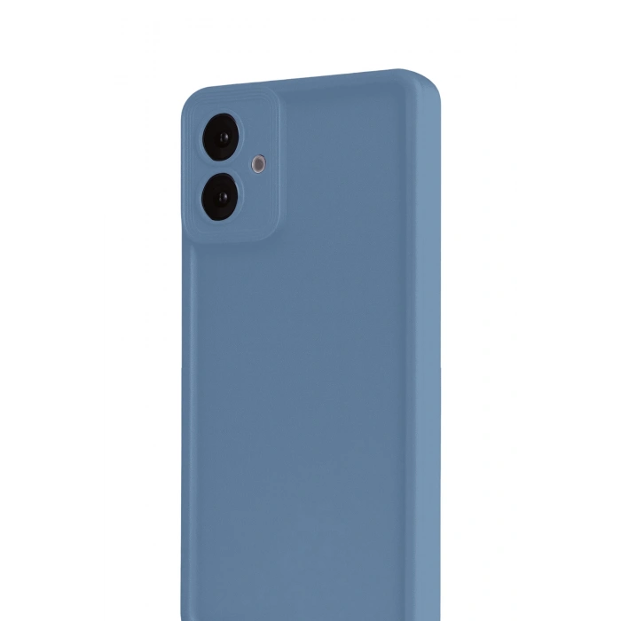 HarmonyAura Samsung Galaxy A07 4G Viera Silikon - Mavi