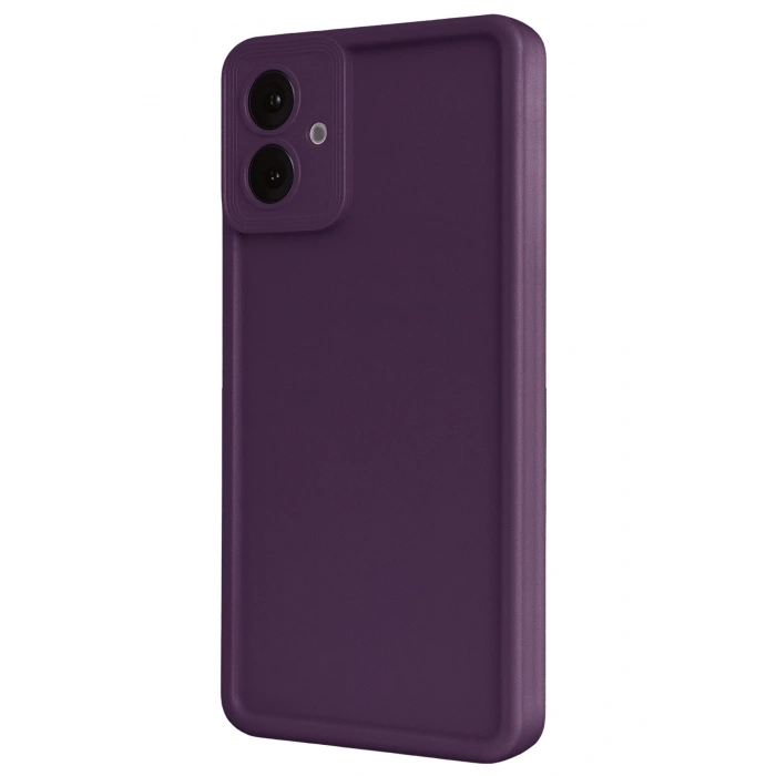 HarmonyAura Samsung Galaxy A07 4G Viera Silikon - Mürdüm