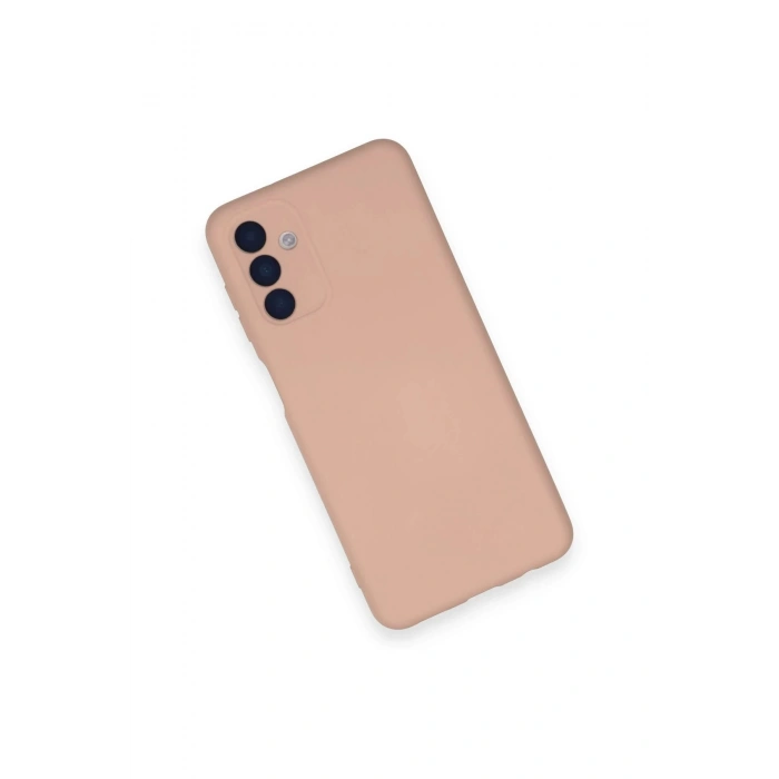 HarmonyAura  Samsung Galaxy A14 4g Kılıf Nano Içi Kadife Silikon - Pudra