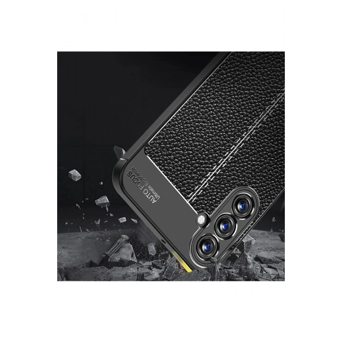 HarmonyAura  Samsung Galaxy A15 4g Kılıf Auto Focus Kapak - Siyah