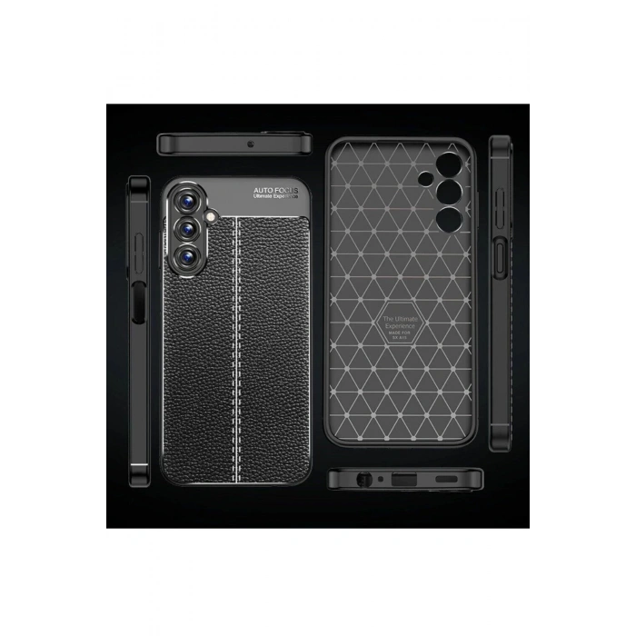 HarmonyAura  Samsung Galaxy A15 4g Kılıf Auto Focus Kapak - Siyah