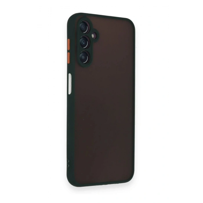 HarmonyAura  Samsung Galaxy A15 4g Kılıf Montreal Silikon Kapak - Yeşil