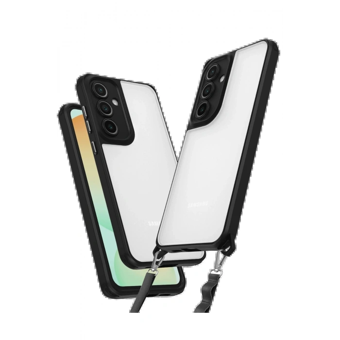 HarmonyAura  Samsung Galaxy A16 5g Kılıf Penta Silikon Kılıf - Siyah