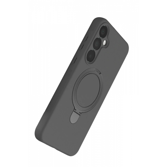 HarmonyAura Samsung Galaxy A16 5G Regal Magsafe Standlı Kapak - Titan Gri